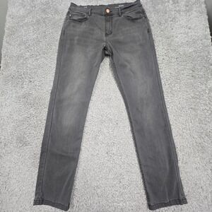 Mugsy Mens Stretch Beans Gray Pants Size 34 (fits 32x33) Casual Modern‎ Classic